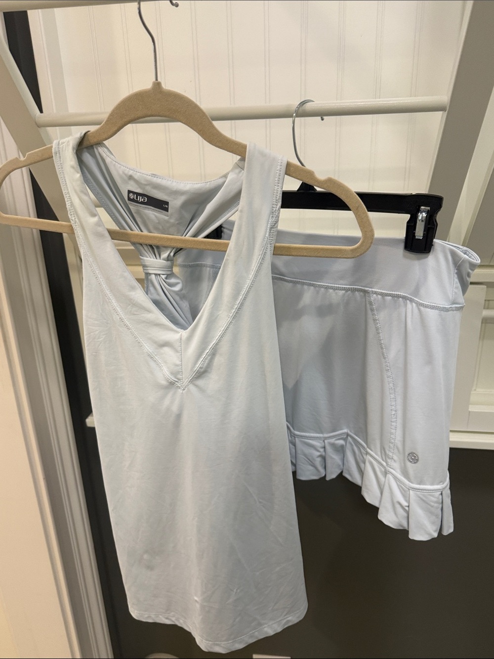 Lija Tennis Light Blue Skirt and Top